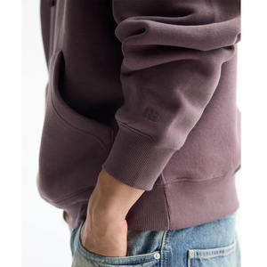 Custom Heavyweight 500 Gsm Regular Fit Fleece Sudadera con capucha de invierno 100% Algodón Longitud regular Impresión Jersey Bordado - Product Image 5