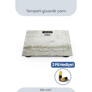 เครื่องชั่งน้ำหนักอัตโนมัติ SBS-4451 สีเทาเข้ม คุณภาพพรีเมียม สำหรับใช้ในบ้าน รับน้ำหนักได้ 180 กก. รับประกัน 2 ปี ไม่มี - Product Image 3