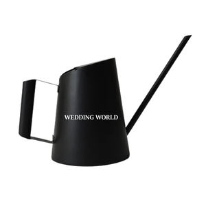 Canne d'arrosage galvanisée finie noire pour le bidon d'eau en gros de forme ronde de jardin - Product Image 2