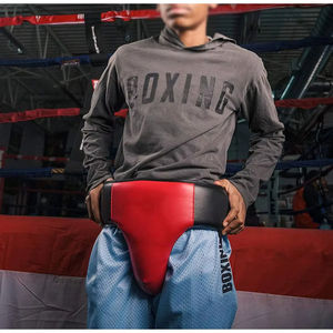 Protège-entrejambe de boxe, Jiu Jitsu, MMA, coque respirante légère unisexe avec logo frontal - Product Image 2