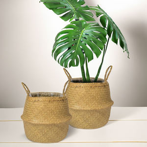 Vietnam SF2039 organisateur de bureau en rotin de bambou naturel conception fonctionnelle flexible durable écologique jacinthe d'eau jonc de mer - Product Image 2