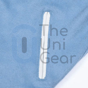 Chaqueta de Béisbol Universitaria de Invierno para Hombre y Mujer, Azul, Estilo Varsity, Cuello Alto, Bolsillos, Ecológica, Transpirable, Venta al Por Mayor - Product Image 3