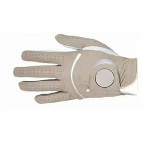 Gants de golf en cuir Cabretta pour hommes de la norme internationale Meilleure qualité Durable Personnalisable avec protection UV pour la main gauche - Product Image 4