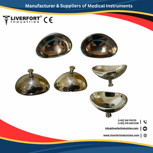 Bouclier cornéen, 1 paire, bouclier oculaire au laser, protecteur cornéen, instruments chirurgicaux ophtalmiques réutilisables en acier allemand bleu CE ISO - Product Image 4