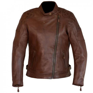Chaqueta de piel de cordero para mujer, chaqueta de cuero genuino de primavera para mujer, abrigo de piel de oveja auténtica a la moda 2025, chaquetas de motociclista - Product Image 1
