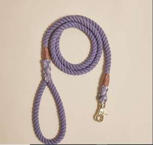 เชือกสำหรับสุนัขสีม่วงย้อมสีธรรมชาติสำหรับ5ft ของขวัญฟรี - Product Image 2