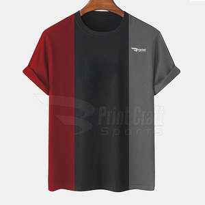 Nouvelle arrivée T-shirt durable de bonne qualité Nouveau design T-shirt vierge en polyester Matériau en fibre de coton/bambou - Product Image 1