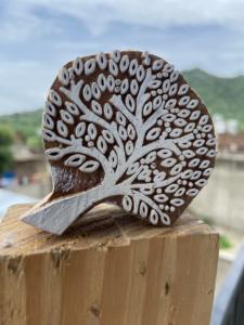 Sellos de Madera con Diseño del Árbol de la Vida |   Tela Textil India, Papel, Estampado a Mano con Palma - Product Image 4