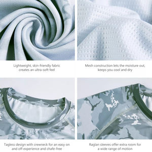 Jersey de pesca de secado rápido UPF 50 de manga larga para hombre personalizado 100% poliéster nuevo diseño sublimado de punto informal - Product Image 3