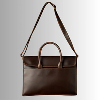 Nouvelle Sacoche de Luxe en Cuir Véritable, Portable, pour le Travail, avec Logo Personnalisé et Doublure en Coton