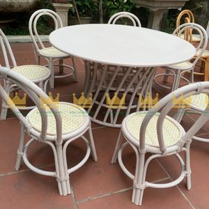 Meubles en rotin durables et élégants pour enfants Tables et chaises modernes conçues pour la sécurité pour la chambre à coucher de la salle de jeux et la cuisine - Product Image 4
