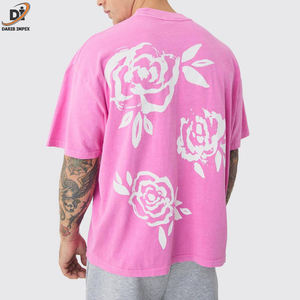 Camisetas Hip Hop Extra Grandes para Hombre, 100% Algodón, Secado Rápido y Transpirable, con Logotipo Personalizado - Product Image 2