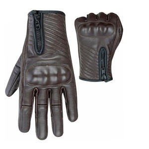 Gants de course de moto pour hommes et femmes, gants en cuir de protection imprimés pour équipe de motocross, gants de moto pour adultes - Product Image 3