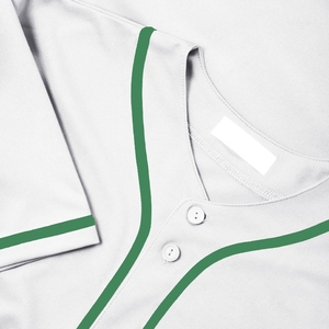 100% polyester vierge maillot de baseball uniforme nouveau maillot de baseball confortable et léger - Product Image 2