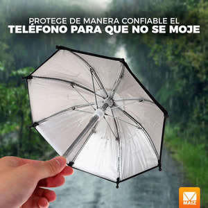Support de téléphone portable, parapluie pour téléphone portable, vélo/moto - Couleurs assorties - Product Image 4