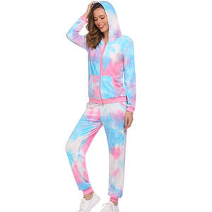 Ensemble de vêtements de détente personnalisé avec logo, ensemble de 2 pièces pour femmes, t-shirts côtelés à manches longues, leggings, ensemble de détente 2 pièces pour femmes - Product Image 2