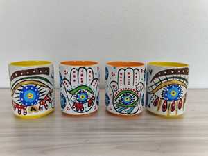 DAFNI <b>BIG</b> PAZAR Custom 3D Relief Ceramic <b>Mug</b> Handmade Hand Painted Cute Fruit Design Dishwasher Safe Gift Box - Product Image 5