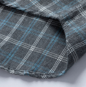 Best Design Professional Men's Breathable Cotton Flannel Shirt High Quality with <b>Stand</b> Collar Full Sleeves and Light <b>Weight</b> - Product Image 4