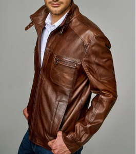 Chaqueta de moda para hombre de alta calidad, chaquetas informales con cuello levantado, chaquetas para hombre, chaquetas para exteriores, Invierno 2025 - Product Image 2