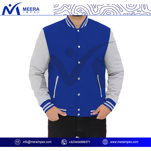 Veste de baseball universitaire unisexe inspirée de la grande taille veste universitaire décontractée pour hommes personnalisée hiver style rue principale légère à l'avant - Product Image 2