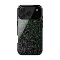 Casing Ponsel Serat Karbon Forged Premium Mewah untuk iPhone 14, Kompatibel Pengisian Daya Nirkabel Magnetik, Anti Benturan, Tipis
