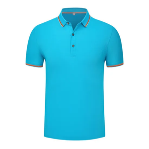 2023 Jersey media de algodón de manga para hombre, cuello abotonado con patrón sólido para Polo, venta al por mayor de fabricante de Pakistán - Product Image 2