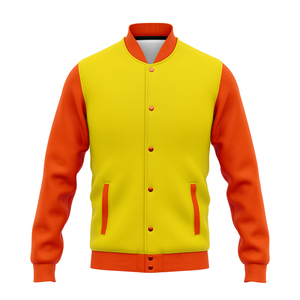 Vestes de baseball pour hommes de haute qualité, vente en gros, broderie personnalisée, veste universitaire - Product Image 6