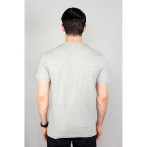 เสื้อยืดคอกลมผู้ชาย VINEY ผ้าฝ้ายเบสิค 100% เจอร์ซีย์ ย้อมสีพื้น 300 กรัม แบบเรียบ พิมพ์ลายสกรีน รุ่น INS - Product Image 4