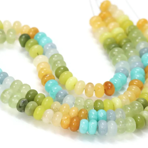 Cuentas Redondas de Cuarzo Multicolor: Piedra Preciosa Lisa AAA, 7-8 mm - Product Image 6