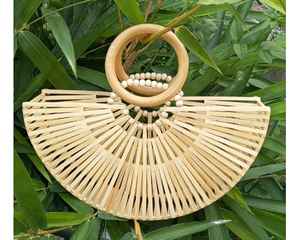 กระเป๋าไม้ไผ่แบบดั้งเดิมจากเวียดนามที่มีรูปแบบถุงไม้ไผ่ที่ทันสมัยเหมาะสำหรับร้านบูติกรีสอร์ทฤดูร้อนและส่งออกขายปลีก - Product Image 5