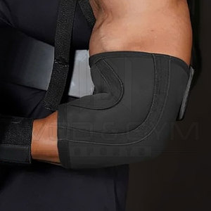 Fabricant de manchons de soutien de coude en néoprène haut de gamme pour l'haltérophilie Powerlifting logo personnalisé coudières disponibles - Product Image 5