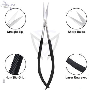 Ciseaux à ressort en acier inoxydable avec logo imprimé, nouvelle vente, meilleure prise en main, article frais, ciseaux à ressort - Product Image 2