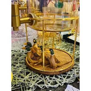 Scultura di Anatra in Legno Intagliato a Mano, Statua Unica per Decorazione d'Interni e Figurine per Arredamento - Product Image 3