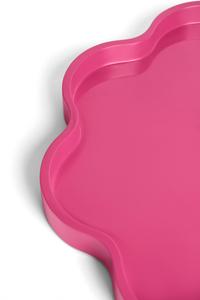 Plateaux de bar en laque brillante mate de haute qualité Prix direct d'usine OEM Plateau de service en laque de pétoncle Plateaux alimentaires - Product Image 5