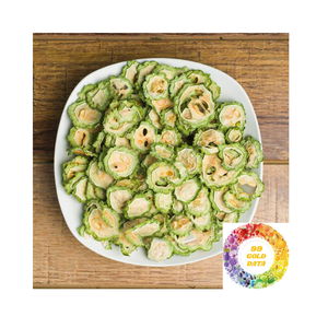 Rebanadas de melón amargo deshidratado listo para exportación Precio de fábrica a granel Calabaza amarga de alta calidad Ideal para infusiones y recetas de té - Product Image 1