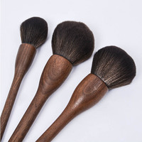 Ensemble de pinceaux de maquillage Dongshen de haute qualité, 5 pièces, poils synthétiques, manche en bois, pour un usage quotidien
