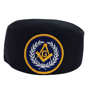 Gorro Masónico de Talla Ajustable con Diseño Bordado en la Parte Delantera, Estructurado y Cómodo, Ideal para Eventos Formales, Reuniones y Uso Diario - Product Image 2