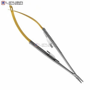 Premium Castroviejo 14cm Chirurgical Micro Verrouillage En Acier Inoxydable Porte-Aiguille Manuel Dentaire Ophtalmique Médic Instruments - Product Image 3