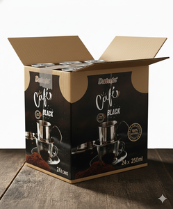 เครื่องดื่มกาแฟดำเวียตนาม250มล. กระป๋องบางเฉียบคุณภาพพรีเมี่ยมกาแฟดำเวียดนาม - Product Image 5