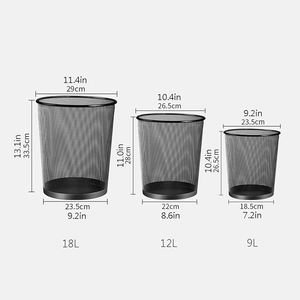 Cubo de basura galvanizado de Diseño Popular ideal para patio de cocina y almacenamiento al aire libre con tapa de fácil acceso y superficie de limpieza simple - Product Image 2