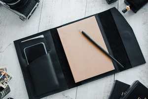 Funda de cuero de calidad superior para cuaderno, tamaño A5/A4, Bloc de notas recargable, diario de bocetos, diario de oración, cubierta para regalo de estilo de oficina - Product Image 5