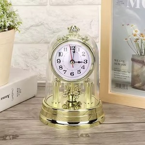 Modern Stainless Steel Table Clock with Elegant Design Timekeeping for Bedroom Home Hotel Metal Tabletop Clock - Product Image 6