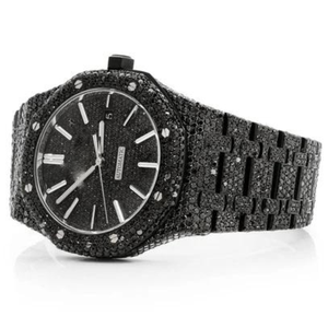 Reloj de Moda con Incrustaciones de Moissanita, Reloj de Diamantes Incoloros para Hombre, Mejor Calidad a Precio de Mayoreo - Product Image 3