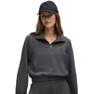 Sweat à capuche personnalisé pour femme, confortable, tendance, en molleton épais, streetwear, pull à fermeture éclair, vêtements d'hiver, logo personnalisé, facile à porter, élégant - Product Image 1