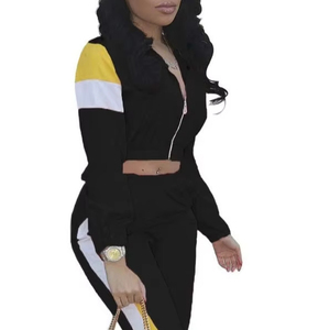 Top Quality Women Windbreaker Tracksuit With Custom Design / Hot Sale Multi Color Breathable Women Wear Tracksuit - Product Image 1