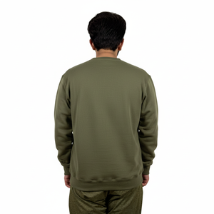 เสื้อสเวตเชิ้ตผู้ชายใส่สบาย น้ำหนักเบา ผ้าคอตตอนผสม แห้งเร็ว ระบายอากาศดี มีไซส์ใหญ่ - Product Image 2
