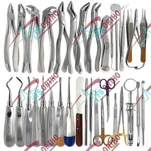 Juego de 74 Piezas de Instrumentos de Acero Inoxidable para Cirugía Dental Oral Manual, Elevadores y Pinzas de Extracción - Product Image 1
