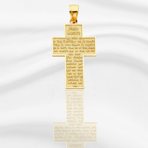 Accessoire religieux chrétien de luxe à la mode de qualité chaude pendentif croix plaqué or pour un usage quotidien pendentifs et breloques de mode - Product Image 4