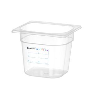 Contenitore Gastronorm 1/6 HENDI GN 2.4L Trasparente per Conservazione Alimenti 176x162x150mm - Product Image 1