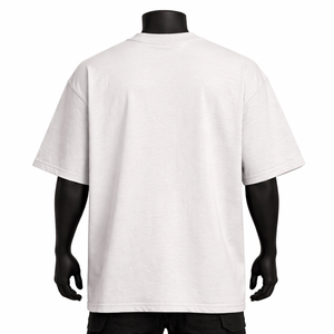 Camiseta gráfica personalizada al por mayor para hombre, camiseta blanca de algodón extragrande, ropa urbana estampada, proveedor OEM, camiseta de algodón lisa para hombre - Product Image 2